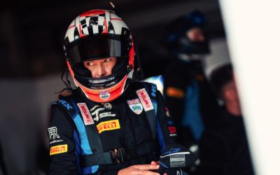 Flick Haigh back on the British GT podium during successful Snetterton return